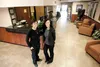 Hotel managers Bee Uka and Brooke Mortensen stand inside the newly renovated lobby of the Eagle Hotel in downtown Palmer. 

//var objLink = new myC_Remote.BuyLink();objLink.LinkContent = "";o