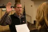 Matthew Beck is sworn into office in 2016 Photo courtesy Patty Sullivan