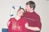 J.J. HARRIER/ Frontiersman Billy Crocker (James Viera) croons to
cruise ship sweetheart Hope Harcourt (Rachel Kenley) in the Palmer
High School musical “Anything Goes.” The musical, the last
