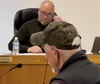 Deputy Mayor David Childs listens to Willow resident Robert Kelly, who owns 160 acres near one of the proposed sites for a future Houston Airport. "We really enjoy the solitude of the area…I 