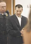 Jeremy Nelson is led from the courtroom in Palmer. Nelson was found guilty for the shooting death of Robert Carey in January 2011 in Talkeetna. Superior Court Judge Beverly Cutler gave Nelson