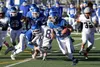 Palmer's Larry Cutsforth looks to cut outside during a loss to Soldotna in the 2016 medium-schools state title game. The Moose open their 2017 season Friday at 7 p.m. against North Pole at Ma