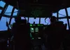 An Air Force Reserve Hurricane Hunter aircrew flies into Hurricane Douglas July 24, 2020, to collect weather data to assist the Central Pacific Hurricane Center with their forecasts. The 53rd