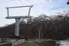 Metal structures are already installed for the Skeetawk ski lift, they are just waiting important parts from the Lower 48. Jacob Mann/Frontiersman