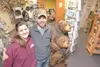 ROBERT DeBERRY/Frontiersman Bob and Joy Jewett recently opened
THEN … AGAIN Music and More located under the Loon Attic off the
Palmer-Wasilla Highway. Here they stand inside their new store 