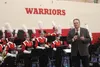 Gov. Mike Dunleavy speaks during a WHS marching band fundraising event Saturday, Feb. 5. Jacob Mann/Frontiersman