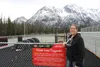 Michelle Lackey Maynor stands in front of a custom playground created thanks to winnings from Alaska Raceway's first top five placement in the national Advance My Track Challenge. Jacob Mann/