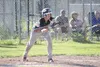 Cooper McLaughlin of the Palmer Pioneers puts down a bunt against Eagle River July 18 in Palmer. Jeremiah Bartz