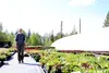 Elsa Biddle, 17, has worked with the Alaska State Fair and the fair's garden for two years. Tim Rockey/Frontiersman