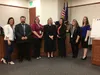 Part of the Palmer Court support group are, from left, Kristin Hull, project coordinator; Shawn Traini, assistant district attorney; Rachel Holland, adult probation officer; Judge Kari Kristi