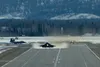 U.S. Air Force F-22 Raptors assigned to the 90th Fighter Squadron take off from Joint Base Elmendorf-Richardson, Alaska, April 7, 2024, for Agile Reaper 24-1. AR 24-1 is an effort from JBER’s
