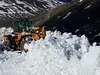Alaska Department of Transportation and Public Facilities operators clearing the Hatcher Pass Road Courtesy DOTPF