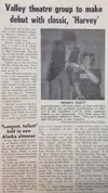 This clipping from the July 1, 1976 Frontiersman newspaper is record of the first full show put on by Valley Performing Arts, the Wasilla nonprofit organization entering its 40th season this 