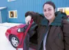 Katrina Suarez stand next to her new car that she received
through the Wheels of Hope program Thursday morning. (ROBERT
DeBERRY/Frontiersman) Robert DeBerry
