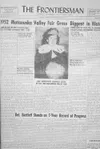Front page of the Sept. 4, 1952, edition of The
Frontiersman. Robert DeBerry