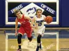 Wasilla sophomore Azlynn Brandenburg chases Palmer senior Kaylee King up the floor during Wasilla's 74-49 win over Palmer Jan. 26, 2016, at Palmer High School. Courtesy Bruce Eggleston/matsus
