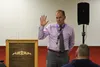 Alaska VA Healthcare System director Dr. Timothy Ballard answers questions from Valley veterans during the quarterly Mat-Su Veteran’s Town Hall Tuesday, Jan. 28. Jacob Mann/Frontiersman