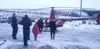 Over 125 attending kids and their accompanying adults boarded a helicopter and flew through the air with Santa Claus during the annual Biker Elves Helicopter Toy Drive, according to Denali Ha