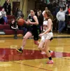 Redington’s Lexi Seymore brings the ball down the floor during a win over Houston Tuesday at Houston High. Courtsy Ron Jones/matsusports.net