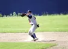 Wasilla Road Warriors infielder Matt Palmer makes the throw to first during a win over Chugiak Jul 16, 2016, at McManus Field in Wasilla. JEREMIAH BARTZ/Frontiersman