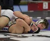 Colony senior Robert Haan holds North Pole's Bradley Antesberger during the championship round of the Lancer Smith Memorial in November of 2016. On May 3, 2017, Haan signed his National Lette
