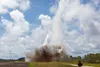 The first PAC-2 Patriot Interceptor missile launches (Maj. Nicholas M. Chopp).