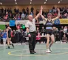 Palmer senior Cody Vansiegman celebrates his second straight state title during the ASAA/First National Bank Division I State Wrestling Championships Saturday at the Alaska Airlines Center in