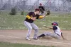 Jacob Butcher of the Alaska Road Warriors beats the throw to third base as he slides in safely during a 6-5 win over Dimond in Anchorage June 13. Jeremiah Bartz