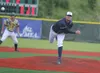 Chugiak-Eagle River starter Daniel Sweeney fires a pitch during the second inning of a 4-1 loss to the Mat-Su Miners June 8 at Lee Jordan Field in Chugiak. Jeremiah Bartz/Frontiersman
