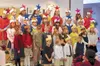 Photo courtesy Karen SmithChildren in the Our Lady of the Valley Catholic School’s Nativity
Program  perform at Sacred Heart Parish in Wasilla Saturday
afternoon.
