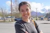 Dr. Anne Zink, Alaska’s chief medical officer, stands outside a restaurant on May 6, 2022, in Palmer, her home city.  Yereth Rosen/Alaska Beacon
