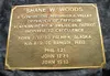 ROBERT DeBERRY/Frontiersman This plaque will mark the Shane
Woods Memorial Trail in Palmer.