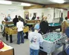 The game room of the new Boys and Girls Club clubhouse, top,
includes pool tables and Foosball tables. The game room was a huge
hit during the grand opening ceremony Thursday. Photo by CASEY
