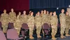 Joint Base Elmendorf-Richardson hosted its first quarterly Noncommissioned Officer induction ceremony to celebrate new staff sergeants at the Talkeetna Theater, JBER, Alaska May 9, 2024. This