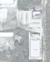 This aerial view of the Big Lake Recreation and Community Center
site outlines the parking area and ice rink, which broke ground
last week. Courtesy illustration