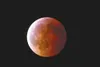 The moon starting to emerge (egress) from the Earth’s shadow.
(Photo courtesy of Jim Egger)