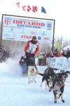 Rookie musher Adam Lindenmuth from Willow sent out 120 Uncrustables in his drop bags to various checkpoints along the race route. Kyle Wilkinson/For the Frontiersman