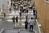 The common area at Joe Redington Sr. Junior/Senior High on the first day of classes at the Mat-Su Borough's newest high school, Aug. 17, 2016. The borough assembly is currenlty looking at way