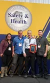 Pictured from right: Chris Olds, ASR Board President, Mike Buck, Executive Director, Dan Hall, Knik Construction CEO and Dora Hughes, Donlin Gold. Courtesy photo
