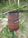 The Alaska Department of Natural Resources, which houses the Division of Forestry, estimates 75 percent of burn barrels in Alaska do not meet specifications. Courtesy Christina Seine