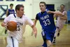 Soldotna's 23 runs past Palmer's Jarred Yanez during their game on Friday Dec. 19, 2014 at Soldotna High School in Soldotna, Alaska. Photo courtesy Rashah McChesney/Peninsula Clarion