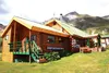 Sheep Mountain Lodge, owned by mushers Zack and Anjanette Steer for the past 15 years, has been in business since 1941. Though it burned to the ground in 1961, it has since become a popular d
