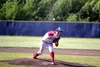 Wasilla's Nolan Murphy fires a pitch during a 17-1 win over Service Friday at McManus Field in Wasilla. Jeremiah Bartz/Frontiersman