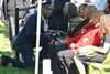 Air Force Chief of Staff Gen. CQ Brown, Jr. presents the American flag to Charlene McGee Smith, the daughter of Brig. Gen. Charles E. McGee, during his funeral at Arlington National Cemetery,