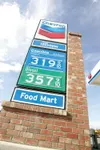 ROBERT DeBERRY/Frontiersman The price of gas has jumped from
yesterday’s price of $3.19 as a suspension of the state’s gasoline
tax ends.