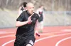 Wasilla High's Drew Dunn runs the second leg of the 800-meter relay during the Valley Quad at Wasilla High School Saturday afternoon. JEREMIAH BARTZ/Frontiersman