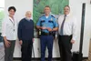 Alaska State Trooper Lt. Tom Dunn receives the Bert Hall Award from the MSHF June 10. Courtesy photo.