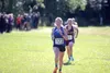 Palmer senior Katey Houser sprints to the finish line during the Colony Invitational. Jeremiah Bartz/Frontiersman
