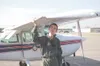 PAM SPEER/Courtesy photo Chad Speer inspects the wings of a
Civil Air Patrol Cessna 172 from Merrill Field in Anchorage before
setting out on his first solo flight May 10. Speer, 16, is a
cer
