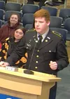 Colony High JROTC Signal Officer 2LT Hunter Krauss talked about the JROTC participation in Veterans Day this year, this busiest day of the year for the company, saying: “It was truly a changi
